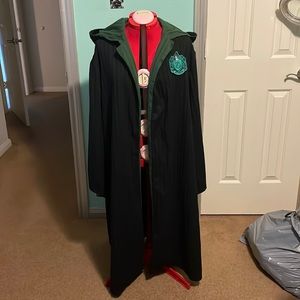Homemade Harry Potter Slytherin cloak